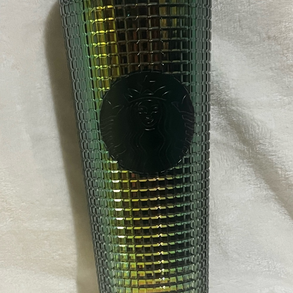 Starbucks Iridescent Studded Tumbler - Green/Gold Shift